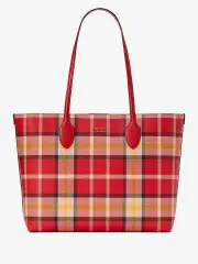 Bleecker Museum Plaid Large Tote