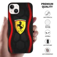 在飛比找蝦皮購物優惠-FERRARI 法拉利高品質奢華時尚手機殼適用於 IPhon