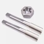 HSS M16 x 1.0mm Taper & Plug Tap & M16x1mm Hexagon Die Metric Right Hand Set