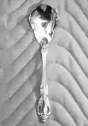 ONIEDA RAPHAEL Pierced Handle Sugar Spoon 6" NEW NEVER USED 18/10