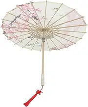 Japanese Dolls Summer Decor Chinese Decor Paper Umbrellas for Decorations Japanese Oil Paper Umbrella Women Umbrella Chinese Style Umbrella Vintage Decor Manual Wooden Women's