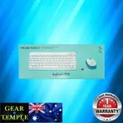 New Logitech MK245 Wireless Keyboard Mouse Combo 2.4Ghz Protable Set White