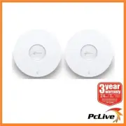 TP-Link EAP650 2 Pack AX3000 Ceiling Mount WiFi 6 Access Point PoE+ Dual Band