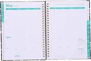 SEWOART Monthly Planner Notebook for Family 2025 Calendar Planner A5 Size Weekly Monthly Schedule Smooth Writing Paper for Students Office Classroom