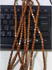 [OKUOKA] 55 Strands Beaded Door Curtains for Doorways Wood Bead String Curtain for Room Dividers Home Entrance Ornaments Handmade, 2 Colors, Size Customizable (Color : B, Size : 100x150cm)