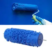 5Inch Pattern Paint Roller Art Pattern Texture Rubber Roller For Wall Decoration