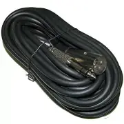 BALANCED 25 ft foot 3 pin XLR MALE to 1/4" TRS STEREO MIC microphone Cable cord
