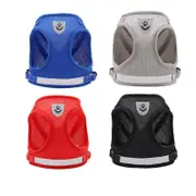 Reflective Dog Cat Pet Harness Leash Puppy Soft Adjustable Vest Mesh Clothes S