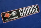 CORVETTE GARAGE -*US MADE*- 18" Embossed Street Sign - Man Cave Garage Bar Décor