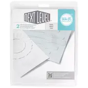 We R Memory Keepers RIBBON 2/pk 6x6 Embossing Folders Next Level