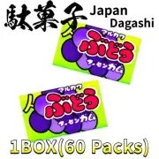 MARUKAWA Square Gum Grape [60 packs] Japan Candy japanese dagashi kashi