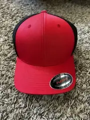 Flexfit Trucker Hat 6511 Fitted Mesh Baseball Cap Blank Flex Fit OSFM