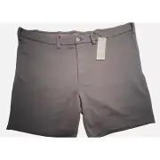 NEW Shaquille O'Neal XLG Black Shorts 52 Polyester Cotton Spandex
