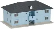 KATO N Scale Blue Two-Story Apartment Model 23-402A Train Accessories