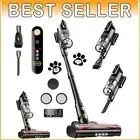 Cordless Vacuum Cleaner - 45Kpa Suction & 50 Min Runtime, Pet Hair & LED Display