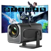 Mini Projector with WIFI 6 and Bluetooth 5, HY320 Full HD 4K Support, Portabl...