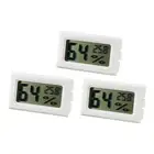 White Digital Temperature Humidity Meters Gauge Thermometer Hygrometer 3pcs