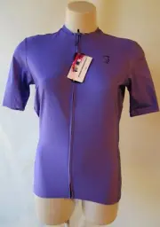 Titan size XS new womens cycling top jersey NWT purple short sleeve zip