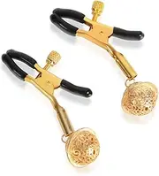 Sex Toy Adjustable Metal Nipple Clamps Non-Piercing Adjustable Metal Nipple Clamps Sex Nipple Rings Gold Nipple Clip For Women Nipple Toy