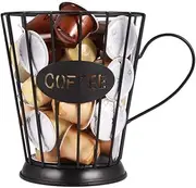 Coffee Capsule Basket, Coffee Pod Organizer, Coffee Capsule Holder Design Original, K Cup Holder, Vintage Coffee Pod Organizer for Home Cafe Hotel, Perfect Coffee Accessories/542