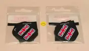Ruthless 6 x British Flag Standard Dart Flights NEW Soft Tip Accessories