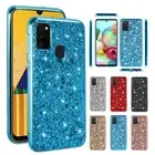 For Samsung Galaxy A15 A14 A54 A51 A35 Case Bling Glitter Shockproof Hard Cover