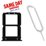 Fit 1+ OnePlus 6T A6013 Sim Card Tray Slot Holder Phone Repair Parts + Eject Pin