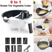 Vegetable Chopper Slicer Hand Cutter Food Fruit Salad Herb Multi Kitchen Utensil