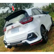 Painted Black For HONDA FIT 4th GR Jazz Hatchback Rear MT Look Trunk Spoiler