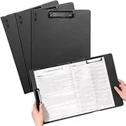 ZhuymnDily A4 Foldover Clipboard, 4 pcs Clipboard Folder,with Cover use for Document Management in Business, Office, School, Hospital
