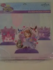 HALLMARK 1 PACK DISNEY SOFIA THE FIRST 3 MINI CENTERPIECES HEIGHT 9 INCHES, NEW