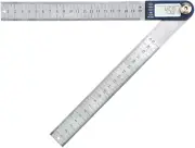 Moore & Wright Digital Angle Rule Protractor 200mm/8" 0.05° MW506-01