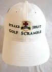 NWT Strake Jesuit 2021 Golf Scramble White Hat Adjustable OSFM Stretch Cap