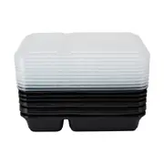 10 Piece 2 Compartment Meal Prep Containers