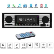 Bluetooth Retro Car Radio MP3 Player Stereo USB AUX Classic Car Stereo Audio