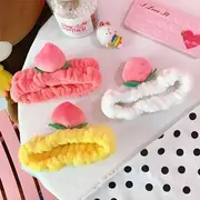 Peach Face Wash Headband Fuchsia - One Size