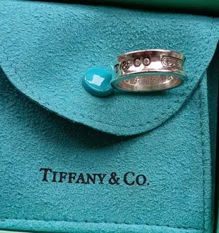 Tiffany 蒂芬尼 經典  純銀戒指   【1837】 【附原盒、防塵套】A6