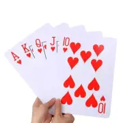 Sharper Image Large Jumbo Playing Cards 8" X 11" Novelty