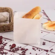 100 Pcs/set Wet Wax Paper Bag Greaseproof Bread Wrapper Cookie Oil Proof Bags