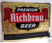 Richbrau Beer Bottle Label Home Brewing Richmond Va
