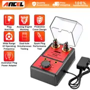 Spark Plug Tester Dual Holes Automotive Engine Ignition Coil Analyzer 0-6000rpms