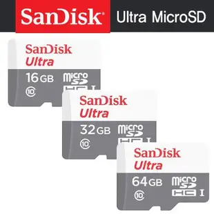 SanDisk 晟碟 讀取速度最高 100MB/s Micro SD 16/32/64GB記憶卡