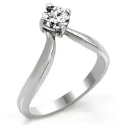 Wedding Rings for Women Engagement Cubic Zirconia Promise Ring Set for Her TK0W2