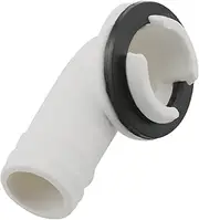 Air Conditioning Drain Hose Adapter 20mm Black AC Drain Hose Connector Elbow Fitting Adapter for Mini-Split AC and Window Air Conditioner