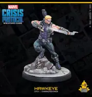 Marvel Crisis Protocol Hawkeye SHIELD ONLY, NO Cards / Tokens / Black Widow