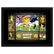 AARON MOOY SOCCEROOS SIGNED FRAMED CAHILL AUSTRALIA SOCCER MEMORABILIA RONALDO