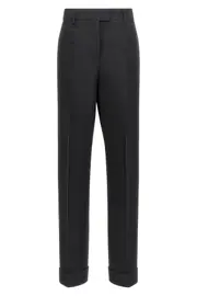 FERRAGAMO Stretched Pleated Trousers