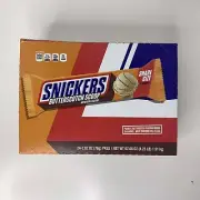 Full Box 24 Limited Edition Snickers ButterScotch Scoop Candy Share Size 2.82 oz