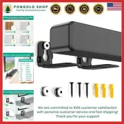 Universal Soundbar Wall Mount Bracket - Supports Up to 30 lbs, Compatible wit...