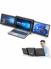 Laptop Monitor Extender 12'', Portable Monitor for Laptop, [2023] 1080P Full HD